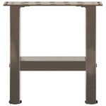 vidaXL Nohy konferenčného stolíka, prírodná oceľ, 2 ks, 30 x (30-31) cm, oceľ – Obrázok 5