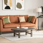 vidaXL Nohy konferenčného stolíka, prírodná oceľ, 2 ks, 50 x (30-31) cm, oceľ