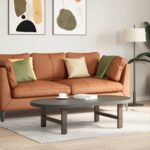vidaXL Nohy konferenčného stolíka, prírodná oceľ, 2 ks, 60 x (30-31) cm, oceľ