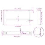 VidaXL Nohy konferenčného stolíka prírodná oceľ 2 ks 70x(30-31)cm oceľ – Obrázok 10