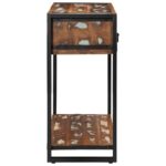 VidaXL Konzolový stolík Viacfarebný Rekultivované masívne drevo – Obrázok 4