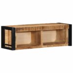 VidaXL TV skrinka 80x30x25 cm Masívne hrubé drevo Mango – Obrázok 11
