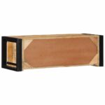 VidaXL TV skrinka 80x30x25 cm Masívne hrubé drevo Mango – Obrázok 4