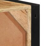 VidaXL TV skrinka 80x30x25 cm Masívne hrubé drevo Mango – Obrázok 7