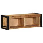 VidaXL TV skrinka 80x30x25 cm Masívne hrubé drevo Mango – Obrázok 10