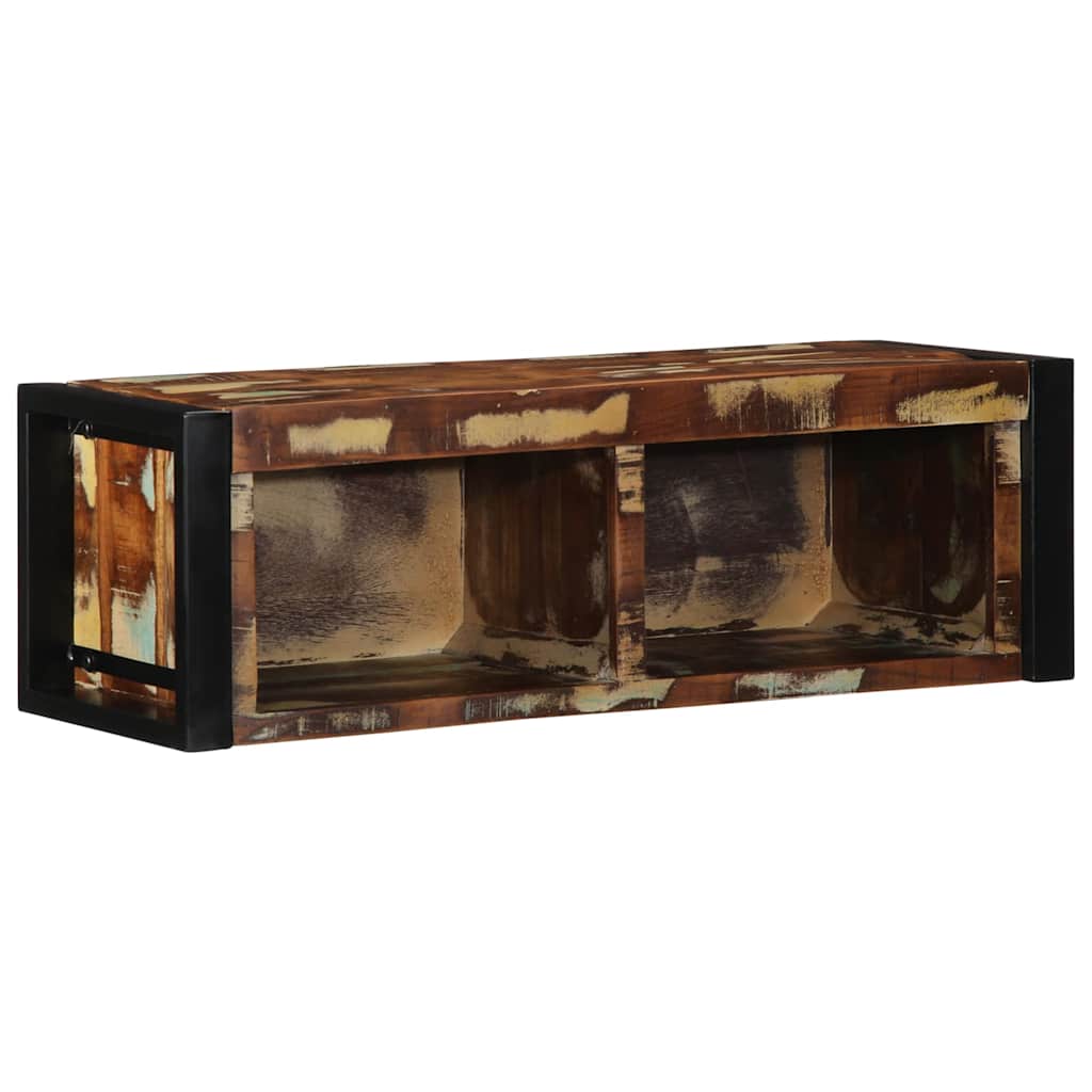 VXL8721158313133_a_en_hd_1.jpg VidaXL TV skrinka Viacfarebná 80x30x25 cm Rekultivované masívne drevo – Obrázok 1