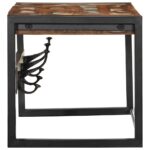 VidaXL Vešiak na kabáty Viacfarebný Rekultivované masívne drevo – Obrázok 3