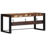 VidaXL Vešiak na kabáty Viacfarebný Rekultivované masívne drevo – Obrázok 4