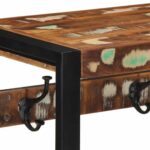 VidaXL Vešiak na kabáty Viacfarebný Rekultivované masívne drevo – Obrázok 5