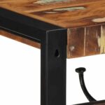 VidaXL Vešiak na kabáty Viacfarebný Rekultivované masívne drevo – Obrázok 7