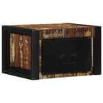 vidaXL Nočné skrinky 2 ks Viacfarebné Rekultivované masívne drevo – Obrázok 2