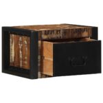 vidaXL Nočné skrinky 2 ks Viacfarebné Rekultivované masívne drevo – Obrázok 3