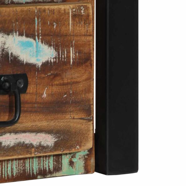 vidaXL Nočné skrinky 2 ks Viacfarebné Rekultivované masívne drevo – Obrázok 11