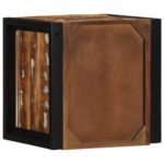 vidaXL Nočné skrinky 2 ks Viacfarebné Rekultivované masívne drevo – Obrázok 8