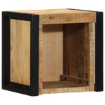 vidaXL Nočná skrinka 40x35x40 cm Masívne hrubé drevo Mango