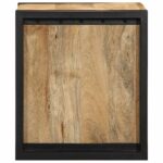 vidaXL Nočná skrinka 40x35x40 cm Masívne hrubé drevo Mango – Obrázok 5