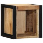vidaXL nočné skrinky 2 ks 40x35x40 cm masívne hrubé drevo mango – Obrázok 3