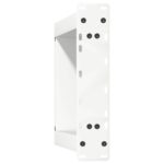 vidaXL Nohy konferenčného stolíka v tvare U 2 ks Biela 38x(42-43) cm – Obrázok 7