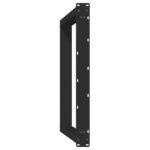 vidaXL Nohy k jedálenskému stolu v tvare U, 2 ks, čierne, 90 x (72-73) cm, oceľové – Obrázok 7