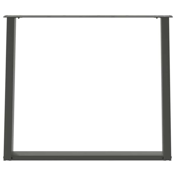 VXL8721158314628_g_en_hd_4.jpg vidaXL Nohy jedálenského stola v tvare U 2 ks Antracit 90x(72-73) cm – Obrázok 5