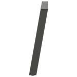 vidaXL Nohy k jedálenskému stolu v tvare U, 2 ks, antracitové, 100 x (72-73) cm, oceľ – Obrázok 6