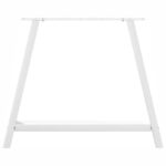 vidaXL Nohy konferenčného stolíka A-Shaped 2 ks Biela 90x(72-73) cm – Obrázok 5