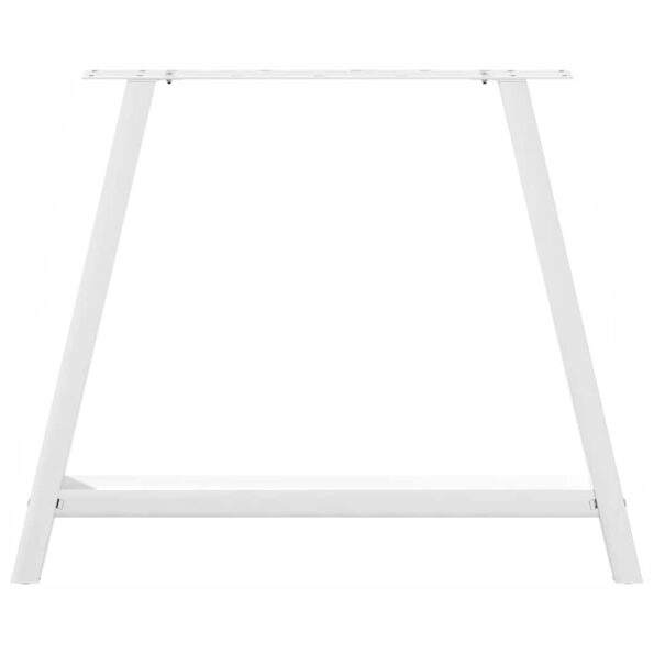 vidaXL Nohy konferenčného stolíka A-Shaped 2 ks Biela 90x(72-73) cm – Obrázok 5