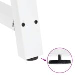 vidaXL Nohy konferenčného stolíka A-Shaped 2 ks Biela 90x(72-73) cm – Obrázok 9