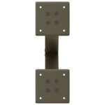 VidaXL Nohy konferenčného stolíka v tvare X 2 ks 30x(30-31) cm oceľ – Obrázok 6