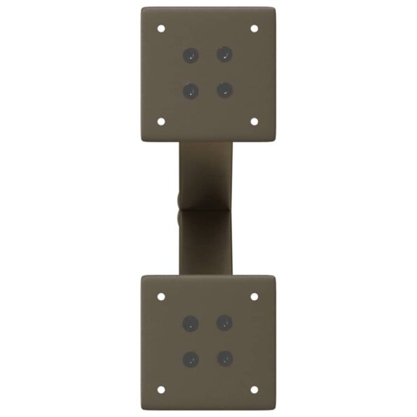 VidaXL Nohy konferenčného stolíka v tvare X 2 ks 37x(30-31) cm oceľ – Obrázok 6