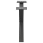 vidaXL Nohy konferenčného stolíka X-Shaped 2 ks Antracit 60x(30-31) cm – Obrázok 5