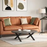 vidaXL Nohy konferenčného stolíka X-Shaped 2 ks Čierna 70x(30-31) cm – Obrázok 2