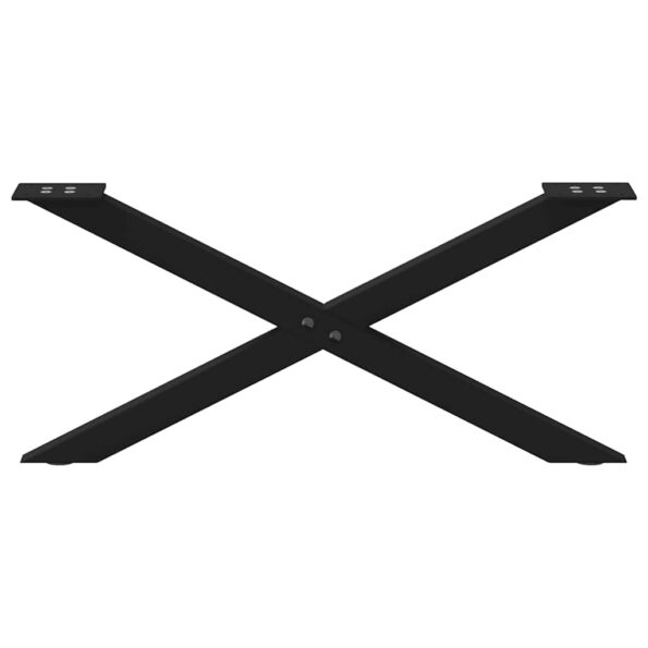 VXL8721158315441_g_en_hd_4.jpg vidaXL Nohy konferenčného stolíka X-Shaped 2 ks Čierna 70x(30-31) cm – Obrázok 5