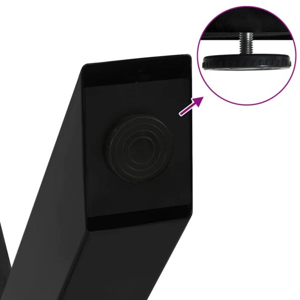 VXL8721158315441_g_en_hd_8.jpg vidaXL Nohy konferenčného stolíka X-Shaped 2 ks Čierna 70x(30-31) cm – Obrázok 9
