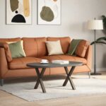 vidaXL Nohy konferenčného stolíka v tvare X, 2 ks, prírodná oceľ, 50 x (42-43) cm, oceľ – Obrázok 2