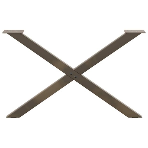 VXL8721158315670_g_en_hd_3.jpg VidaXL Nohy konferenčného stolíka v tvare X 2 ks 70x(42-43) cm oceľ – Obrázok 4