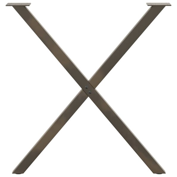 VXL8721158315793_g_en_hd_4.jpg vidaXL Nohy jedálenského stola v tvare X 2 ks 70x(72-73) cm oceľ – Obrázok 5