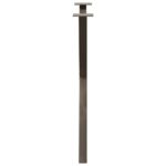 vidaXL Nohy k jedálenskému stolu v tvare X, 2 ks, prírodná oceľ, 80 x (72-73) cm, oceľ – Obrázok 6