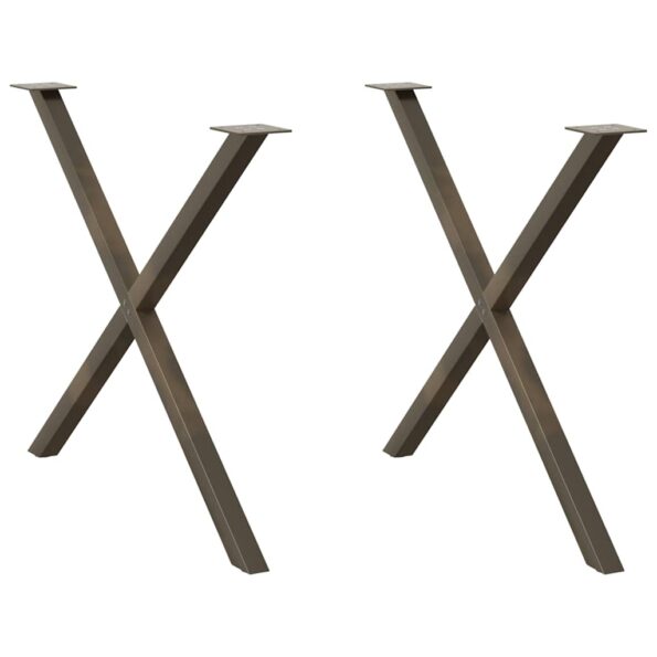 VXL8721158315878_a_en_hd_1.jpg vidaXL Nohy jedálenského stola v tvare X 2 ks 90x(72-73) cm oceľ – Obrázok 1