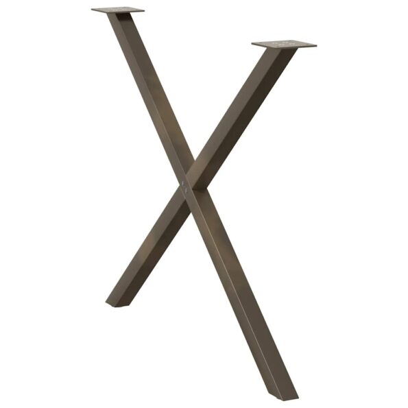 VXL8721158315878_g_en_hd_3.jpg vidaXL Nohy jedálenského stola v tvare X 2 ks 90x(72-73) cm oceľ – Obrázok 4