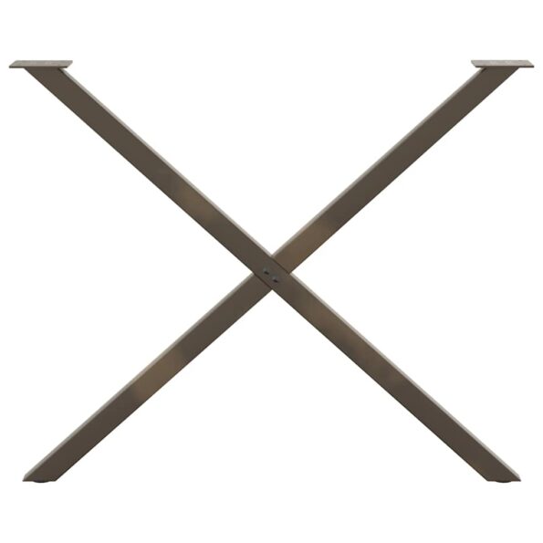 VXL8721158315878_g_en_hd_4.jpg vidaXL Nohy jedálenského stola v tvare X 2 ks 90x(72-73) cm oceľ – Obrázok 5