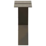 vidaXL Nohy konferenčného stolíka v tvare X, 2 ks, prírodná oceľ, 40 x (30-31) cm, oceľ – Obrázok 6