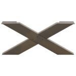 VidaXL Nohy konferenčného stolíka v tvare X 2 ks 70x(30-31) cm oceľ – Obrázok 5