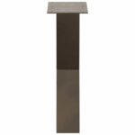 vidaXL Nohy konferenčného stolíka v tvare X, 2 ks, prírodná oceľ, 38 x (42-43) cm, oceľ – Obrázok 6