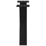 vidaXL Nohy konferenčného stolíka X-Shaped 2 ks Čierna 60x(42-43) cm – Obrázok 6