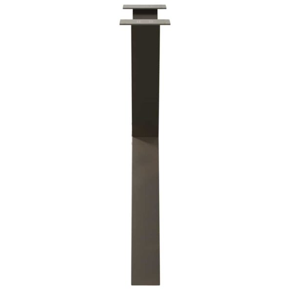 vidaXL Nohy jedálenského stola v tvare X 2 ks 80x(72-73) cm oceľ – Obrázok 6