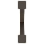 vidaXL Nohy jedálenského stola v tvare X 2 ks 80x(72-73) cm oceľ – Obrázok 7