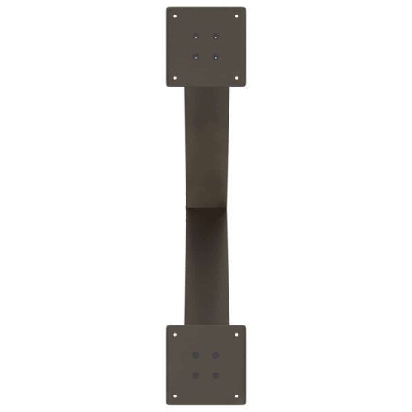 vidaXL Nohy jedálenského stola v tvare X 3 ks 70x(72-73) cm oceľ – Obrázok 7