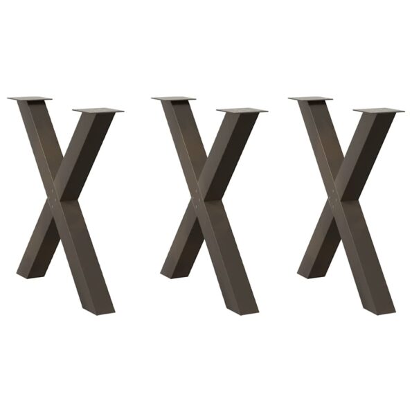 VXL8721158316554_a_en_hd_1.jpg vidaXL Nohy jedálenského stola v tvare X 3 ks 80x(72-73) cm oceľ – Obrázok 1