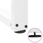 vidaXL Nohy konferenčného stolíka v tvare T, 2 ks, biele, 30x25x(30-31) cm, oceľové – Obrázok 8